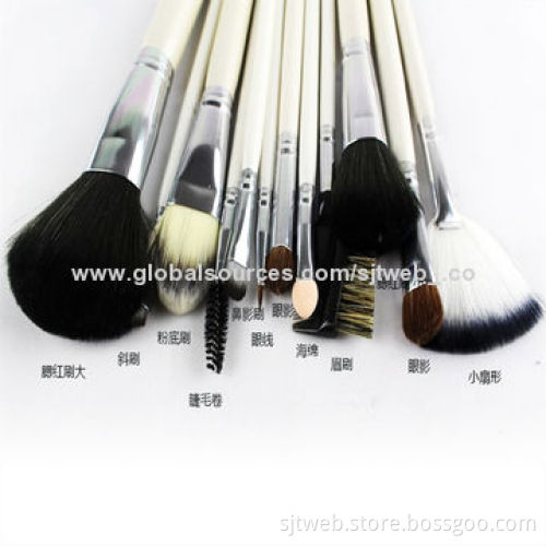 12-pieces Powder Makeup Brushes, Measures 23*11cm